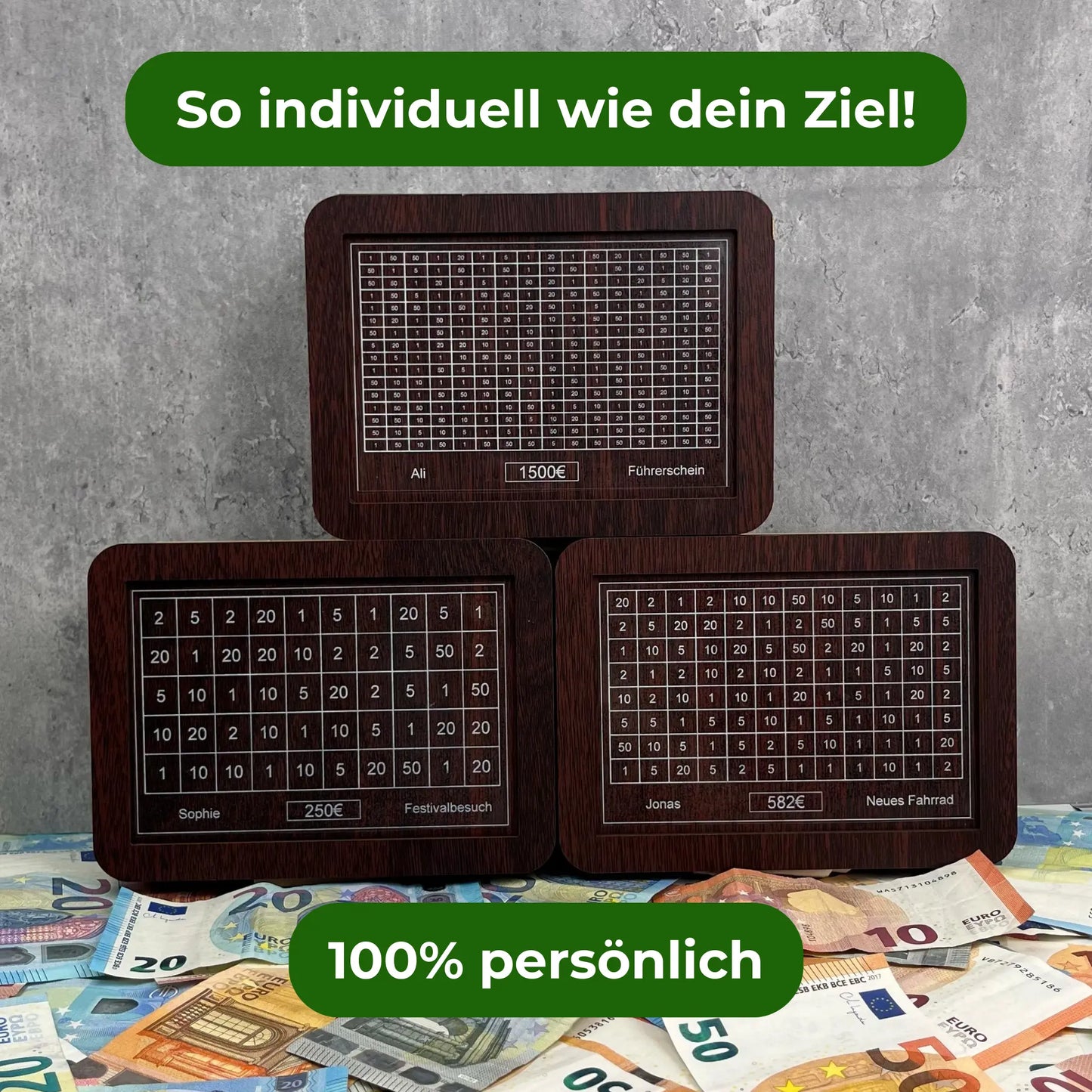BigBudget™ – Die einzige personalisierbare Sparbox