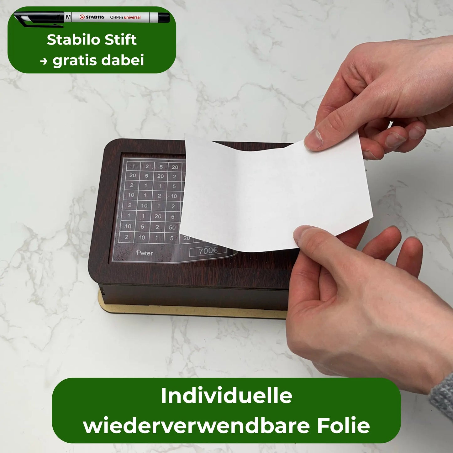 BigBudget™ – Die einzige personalisierbare Sparbox